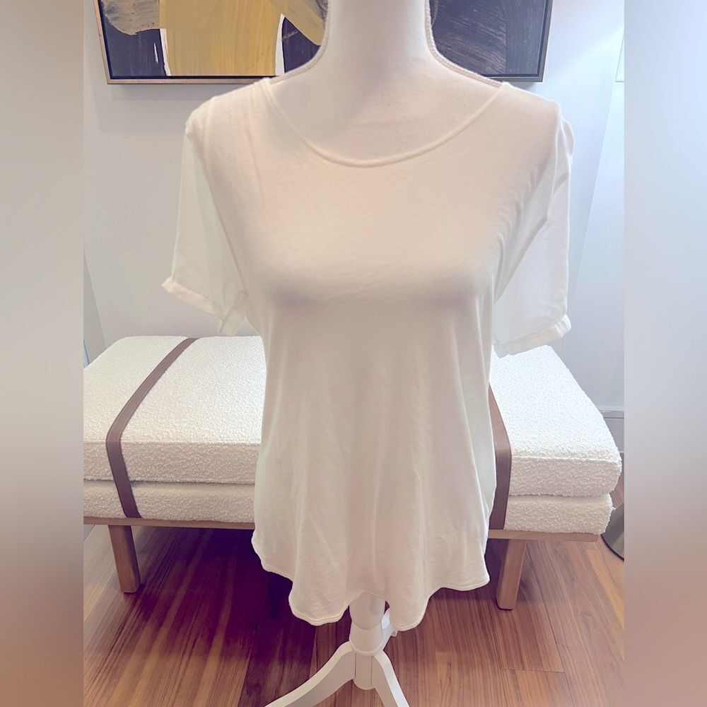 cardigan women’s white tee size Small